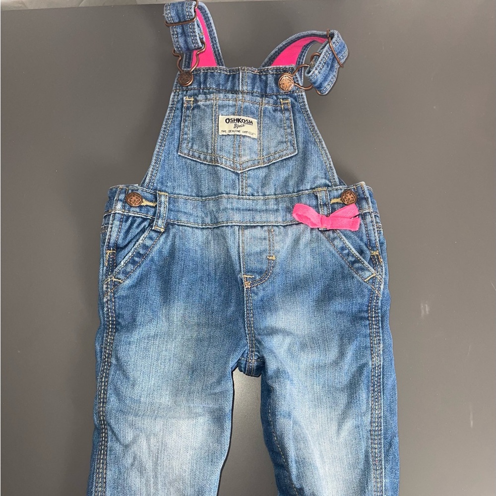 OshKosh B'gosh Pink lined Overalls